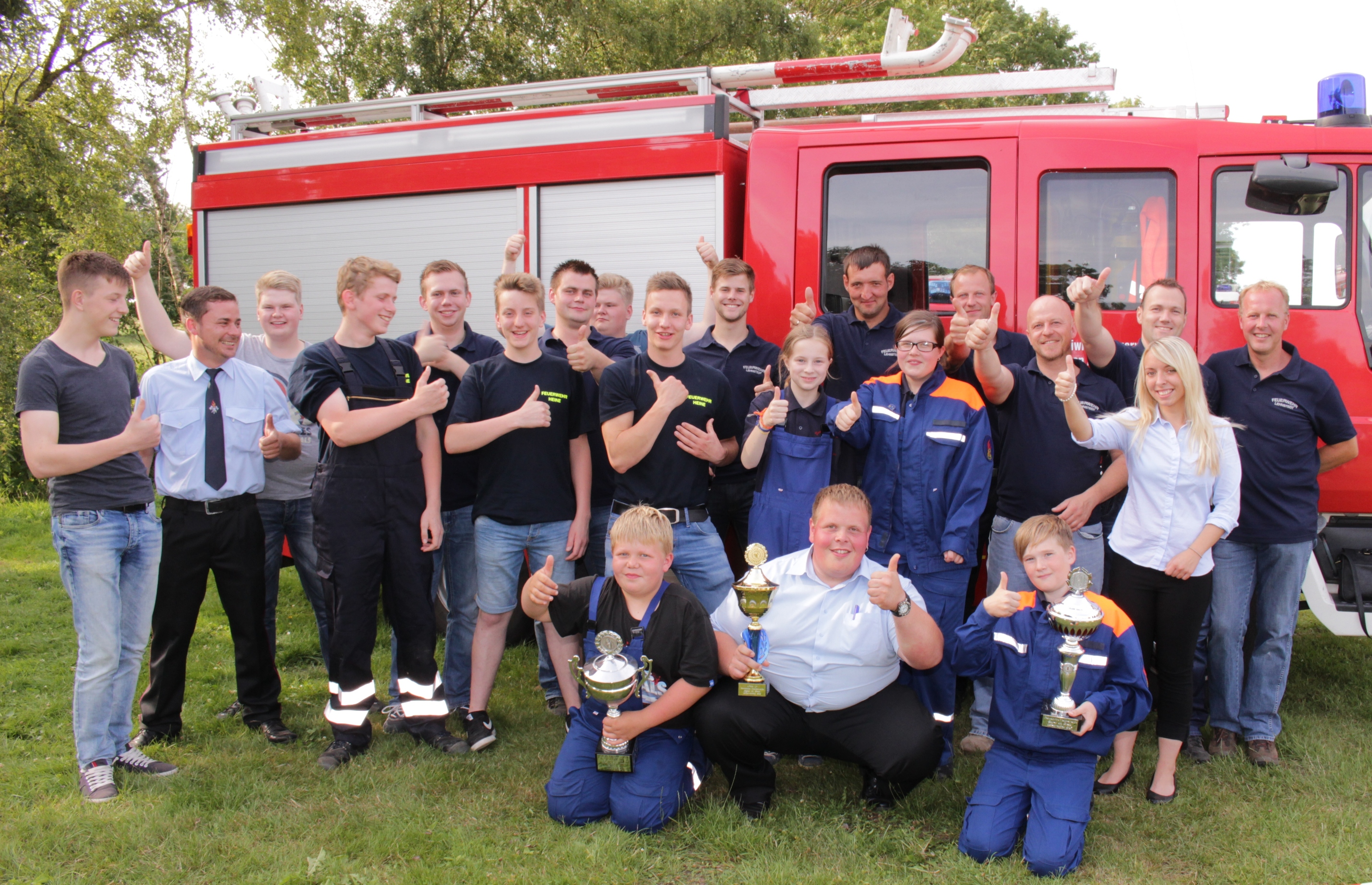 Gruppenfoto Feuerwehr